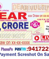 Nagaland State Dear Flamingo Evening Lottery draw 08.00PM