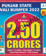 Buy Online Punjab State Diwali Bumper 31-10-2022